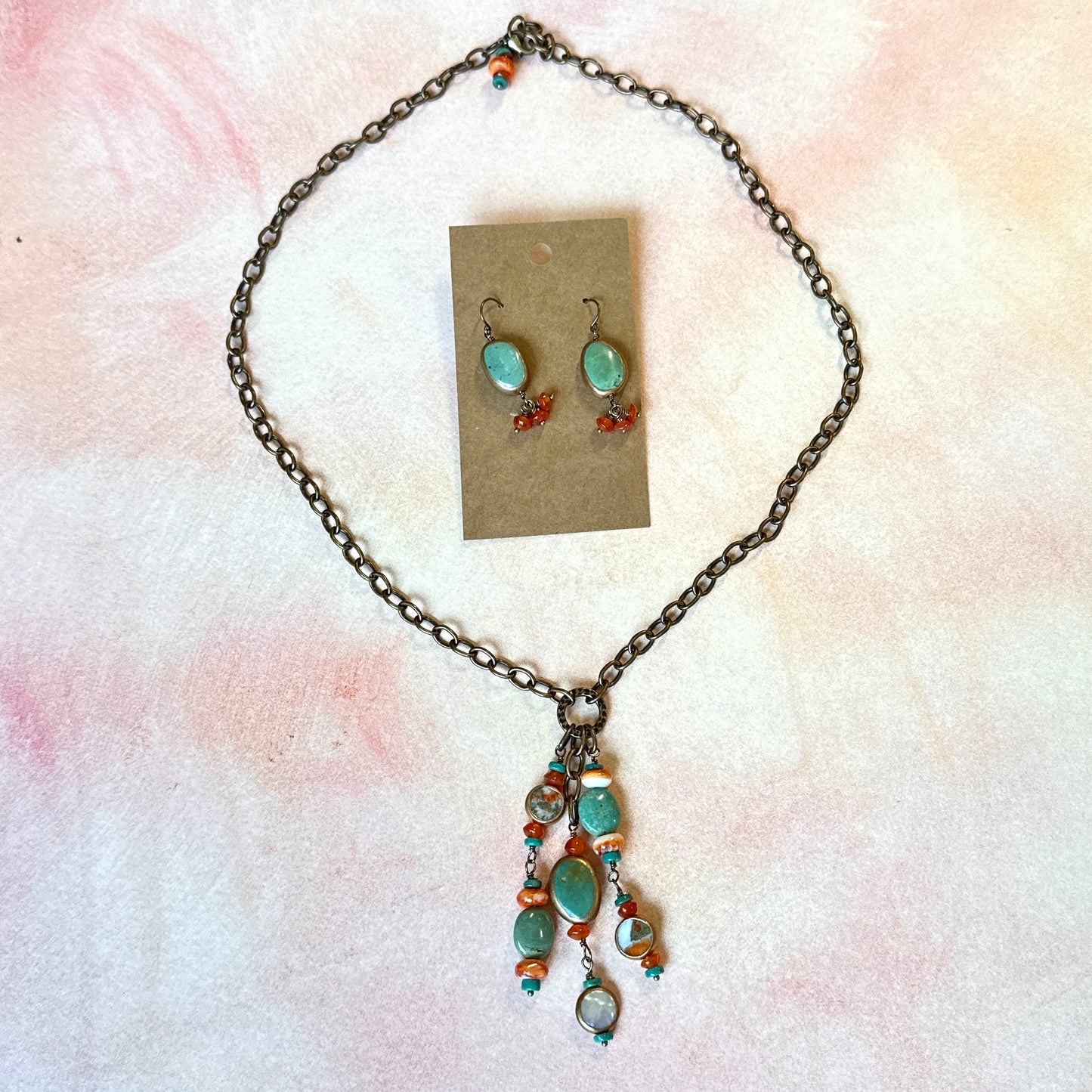 Spiney Turquoise Necklace