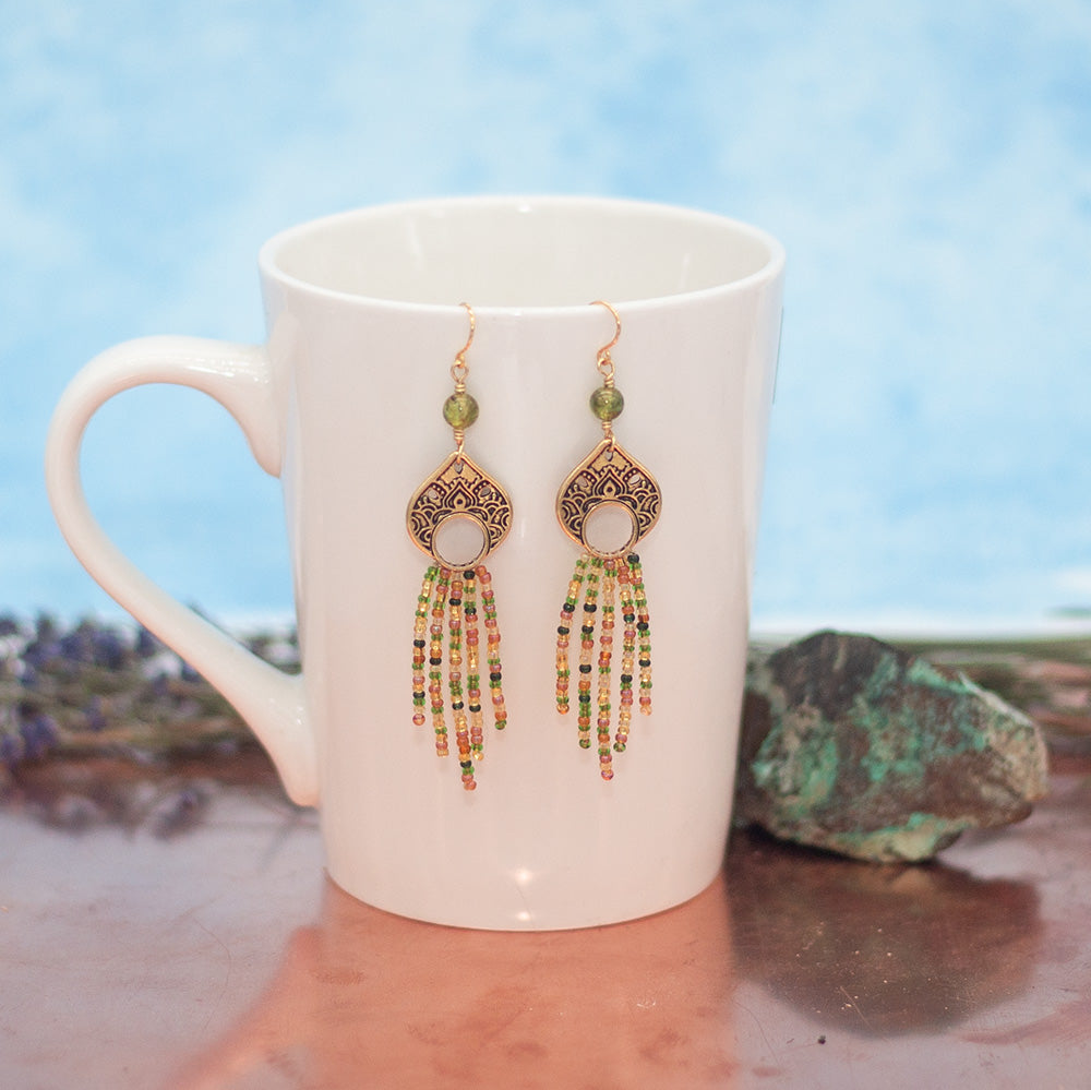 Golden Apricot Earrings