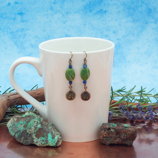 Jade Tree Earrings